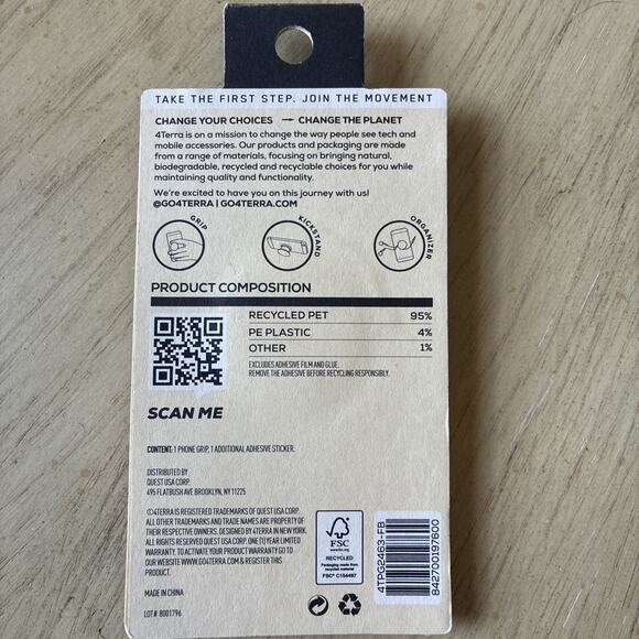 floral Spinpop Phone Holder universal phone grip spinpop 4 terra new - Picture 3 of 3